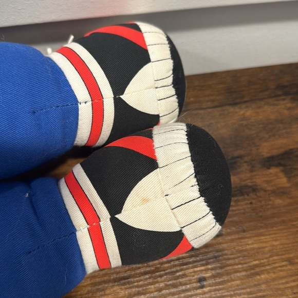 Vintage Gund Teach Me Blossom Yellow Teddy Bear Zip Button Tie Plush Toy - Picture 11 of 14